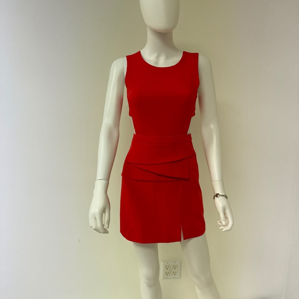BCBG red mini dress